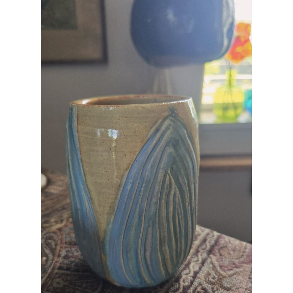 Tome` New Mexico Studio Art Pottery Planter Vase Signed